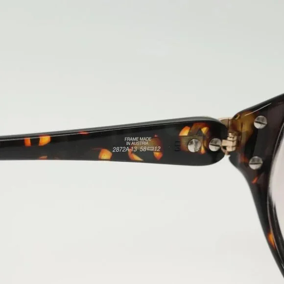 Christian Dior Sunglasses Plastic 2 Set Black Brown Auth BA5045